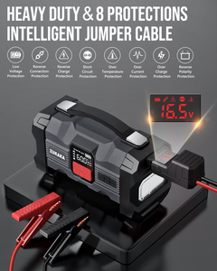 <strong>Best</strong> Portable <strong>Jump</strong> Starter air <strong>Compressor</strong> 2 in 1 <strong>Pack</strong> Jumper Box Car Jumper Emergency Car Booster Jumpstart - Product Image 4