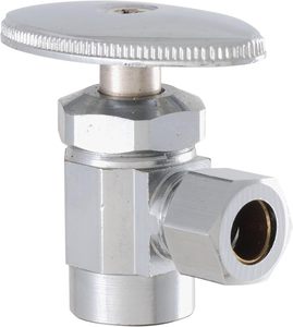 Válvula de Bola de Latón para Baño KLOE KLOE9802 1/2 SWT X 3/8 OD, Recta, de Múltiples Vueltas, Manual, con Garantía de 5 Años, Gran Venta - Product Image 1