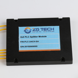 Zg तकनीक <span class=keywords><strong>gpon</strong></span> ftth 1260-1650nm ब्लैक एब्स 2x4 पीएलसी स्प्लिटर मॉड्यूल एससी/एसी कनेक्टर कॉर्निंग SMF-28e फाइबर के साथ 3 साल की वारंटी - Product Image 2