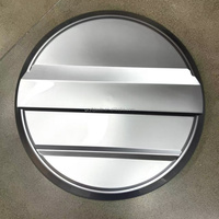 Accessoires automobiles YBJ, housses de roue de secours arrière argentées pour Land Cruiser 2007-2024 FJ79 76 78 Pick up jeep LC79, housse de roue de secours