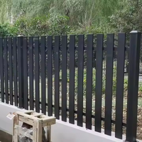Clôture en aluminium à piquets verticaux de haute qualité pour les communautés résidentielles avec fabrication certifiée