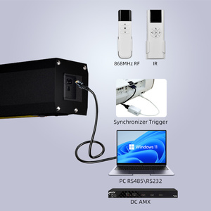 Écran de projection électrique tubulaire SCREENPRO 3C anti-taches, motorisé, 8K HD ALR, à tensionnement par languettes, vente chaude en usine - Product Image 6