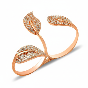 Couleur or Rose, P. Bague à Double épaisseur en argent Sterling 925K, offre spéciale - Product Image 2