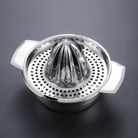 Pemeras Jeruk Stainless Steel Mini Portabel Manual untuk Penggunaan di Rumah dan Kantor