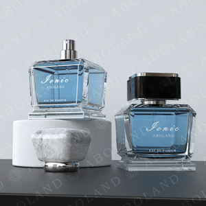 Botella de Perfume de Vidrio de Lujo de 50ml 100ml con Atomizador, Fondo Grueso, Vacía, Personalizable con Tapas y Logotipo, Empaque Premium - Product Image 4