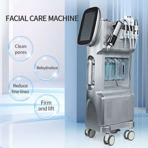เครื่องพ่นออกซิเจน 9 in 1 สำหรับทำทรีทเมนต์หน้า อัลตราโซนิก ไฮโดรเดอร์มาเบรชั่น อุปกรณ์เสริมความงามเพื่อการฟื้นฟูผิวและดูแลสิว - Product Image 3