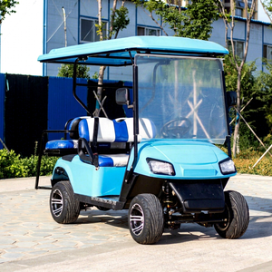 Voiturette de golf électrique WELIFTRICH 3-4 places, batterie lithium 60V, chariot de tourisme et de chasse, roues blanches et noires, toit entièrement étanche - Product Image 1
