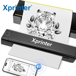 Imprimante <span class=keywords><strong>sans</strong></span> encre Xprinter P84, portable, facile <span class=keywords><strong>à</strong></span> transporter, format A4, imprimante de pochoirs pour tatouages, imprimante Bluetooth portable pour tatouages - Product Image 1