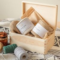 Boîte de rangement en bois à couvercle articulé boîte-cadeau unie non peinte pour bijoux jouets chaussures artisanat vêtements-pour outil et coffre à souvenirs en bois