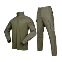 Pantalon tactique de camouflage vert respirant, coupe-vent et durable de haute qualité – Tenue tactique