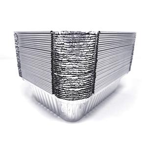 Aluminum <b>Foil</b> Cake Pans with Lids for Baking Cupcake Disposable <b>Foil</b> Loaf Pan Aluminum <b>Foil</b> Baking Tray - Product Image 2