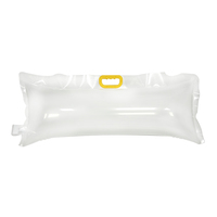 Sac d'emballage gonflable en plastique pour le transport d'oxygène et de poissons vivants avec poignée