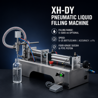 Machine de remplissage de liquides à piston horizontal OEM pour jus, lait, sirop, huile comestible, machine de remplissage de bouteilles de liquides pour l'industrie alimentaire