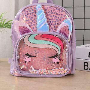 <span class=keywords><strong>Zainetto</strong></span> per Bambine a Forma di <span class=keywords><strong>Unicorno</strong></span>, con Glitter e Paillettes, Leggero e Impermeabile, per l'<span class=keywords><strong>Asilo</strong></span> - Product Image 3