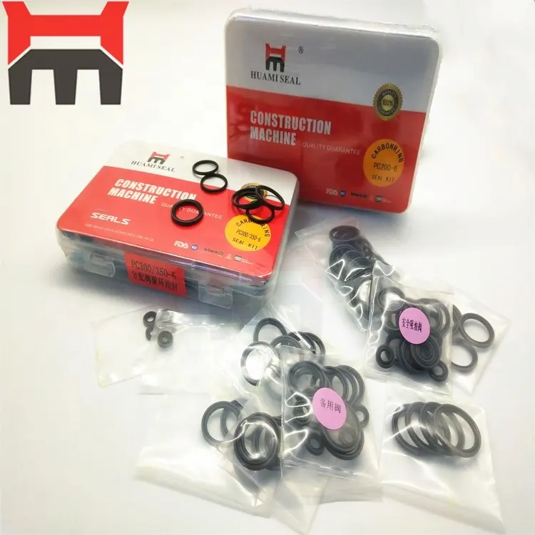 Kit o-ring per escavatore PC300-7 PC350-7 PC360-7 anello in carbonio scatola di tenuta 708-2L-24680 708-2L-35680 708-2L-35690 708-2L-35710