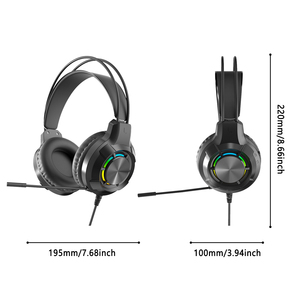 Auriculares para Juegos SY-G45 con Cable, USB, Micrófono, RGB LED, para <span class=keywords><strong>PC</strong></span>, Portátil, Ordenador - Product Image 6