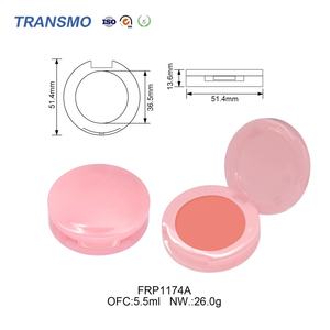 Pressed Setting Powder case Highlight Powder Vegan <b>Blush</b> Container Recyclable <b>Blush</b> Packaging PET Material - Product Image 2