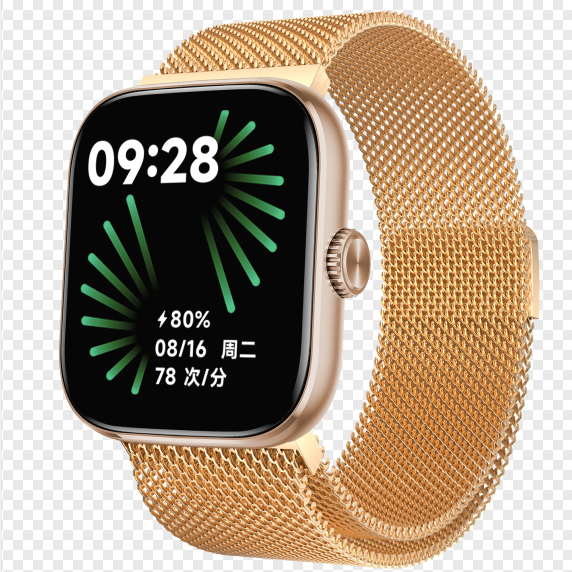 Smartwatch Feminino a Prova D' Agua Quadrado Relogio Inteligente Smartwatch Para Mulheres BT Chamada Saude Relogio Inteligentes