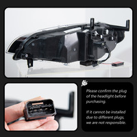 Accesorios de Lámparas para Auto Modificados para X6 E71, Conjunto de Faros 2008~2014, Lente de Luz Diurna LED de Doble Color con Diseño de Flecha