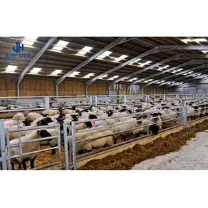 Desain Peternakan Modern Rumah Peternakan Kambing dan Domba Struktur Baja Dapat Dilepas