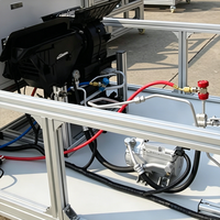 Nouveau banc de formation pour système de climatisation de véhicules électriques (VE), équipement pédagogique pour l'entretien en laboratoire des écoles de conduite