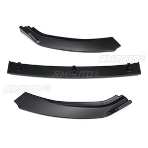 Kit de 3 pièces pour Volkswagen VW Golf MK7 2014 2015 2016 2017 : Lame de pare-chocs avant, Spoiler, Diffuseur et Protection de carrosserie - Product Image 3