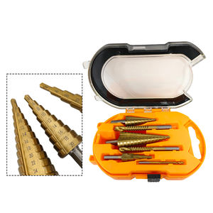 Juego profesional de 6 brocas escalonadas con dientes de sierra, de acero para rodamientos, brocas escalonadas de 4-12/4-20/4-32 mm, sierras perforadoras de 3/6/8 mm para metal y madera - Product Image 6