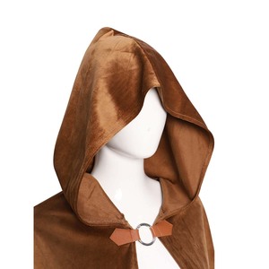 Mantello con Cappuccio in Velluto <span class=keywords><strong>da</strong></span> <span class=keywords><strong>Uomo</strong></span> Stile Rinascimentale Medievale per Halloween CRHO-009 - Product Image 6
