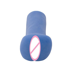 Мужской синий мастурбатор-трубка, карманная вагина, настенное крепление, плотная мастурбационная чашка - Product Image 2