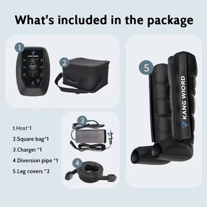Masseur de jambes à compression d'air 6 chambres haute qualité avec contrôle de la minuterie Marque OEM pour la relaxation des jambes - Product Image 6