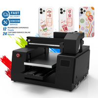 Imprimante UV tout-en-un A3 30cm Petite machine d'impression numérique de logo Imprimante à jet d'encre pour étiquettes avec tête d'impression XP600 Imprimante à plat UV