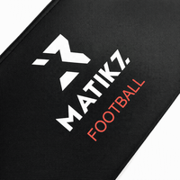 Protège-tibias de football personnalisés, équipement sportif, sac de rangement en tissu polyester à fermeture éclair, emballage cadeau promotionnel, pochette plate à fermeture éclair