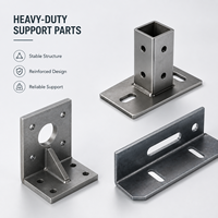 Supports de montage en tôle sur mesure OEM, découpe laser, pliage, soudage, acier au carbone, acier inoxydable, pièces de support