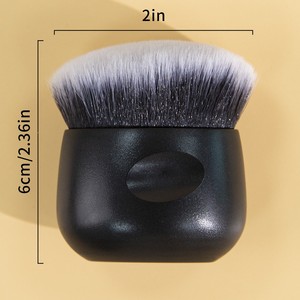 Brocha Kabuki Ovalada Pequeña para Difuminar, Pelo Sintético, Mango de Plástico, Súper Suave, Sin Costuras, No Absorbe Maquillaje, Herramienta para Maquillaje de Mejillas - Product Image 2