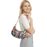 Kleine serie gepersonaliseerde modieuze PU tassen met dierenprint, crossbody tas met ritssluiting