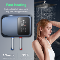 Chauffe-eau électrique mural haute efficacité 15L à accumulation pour la douche
