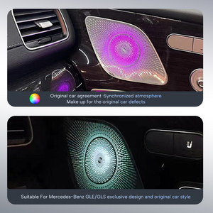 Adatto per la copertura dell'altoparlante <span class=keywords><strong>midrange</strong></span> Mercedes-Benz GLE/GLS W167 luce ambientale facile installazione per auto di lusso - Product Image 4