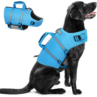 Gilet de sauvetage imperméable Oxford pour chiens de taille moyenne à grande, veste de flottabilité pour la sécurité aquatique