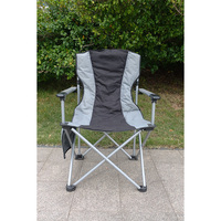 Chaise de camping d'extérieur pliable en alliage d'aluminium au design moderne avec sac latéral pour la pêche, le jardin et la plage