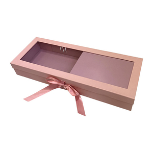 Boîte à fleurs rectangulaire en papier pour la Saint-Valentin, boîte à fleurs éternelle en plastique transparent, emballage cadeau, longue boîte à fleurs pour fleurs - Product Image 6