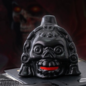 Traditional Aztec Death <b>Whistle</b> Black Ceramic Eerie Screaming Sound For Kids Playing - Product Image 4