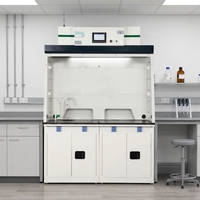 Hotte de laboratoire portable sans conduit avec système de filtration double HEPA et charbon actif, armoire de filtration chimique, hotte de laboratoire sans conduit