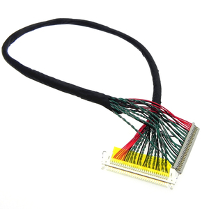 Aangepaste micro coaxiale afgeschermde LVDS-kabel JAE FI-RE51 41/51P 0,5 mm voor auto centrale bedieningsdisplay, engineering machinescherm - Product Image 5