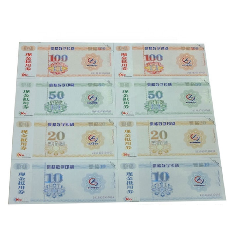 Custom High Quality Art <strong>Paper</strong> Discount Coupons Admission <strong>Tickets</strong> Printing <strong>Paper</strong> Cash Vouchers