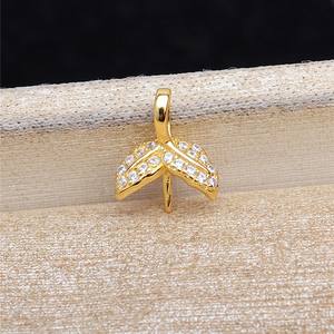 ฐานจี้เงินแท้ S925 รูปทรงมะเขือยาว สำหรับงาน DIY แบบกึ่งสำเร็จรูป ฐานเปล่า ไม่มีตำหนิ รุ่น 5570 พร้อมตัวเว้นระยะเงิน สำหรับทำเครื่องประดับ - Product Image 4