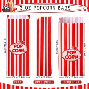Bolsas de Papel para Palomitas de Maíz de 2 oz Personalizadas al por Mayor, Contenedores Desechables de Papel para Palomitas de Maíz para Festivales de Cine, Suministros para Fiestas Temáticas - Product Image 2
