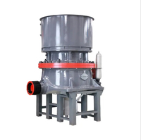 Concasseur à cône hydraulique monocylindre pour pierre, granit, basalte, minerai de fer, schiste, charbon, marbre avec moteur de 160 kW
