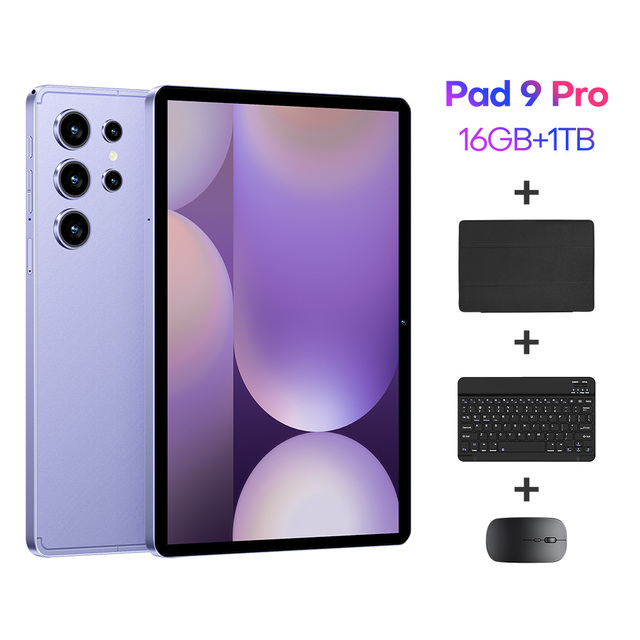 High Quality 11 Inch Pad9 Pro Tablet PC Deca Core with Android 15 16GB+1TB Global Version 3G/4G/5G Network Calling Tablet PC