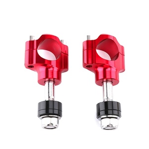 Kit de serrage CNC deux pièces pour rehausseur de guidon de moto surdimensionné – Accessoire Premium pour systèmes de carrosserie - Product Image 1