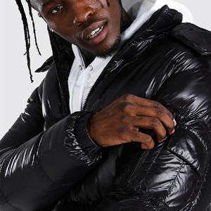 Vestes et manteaux <span class=keywords><strong>pour</strong></span> hommes, vestes matelassées noires de haute qualité, logo personnalisé, manteau <span class=keywords><strong>en</strong></span> duvet <span class=keywords><strong>pour</strong></span> hommes - Product Image 2